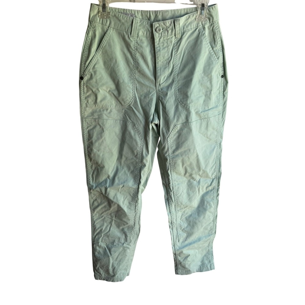 STIO NWOT Women's Rivet Twill Carpenter Utility Outdoor Pant in Mint Green 4